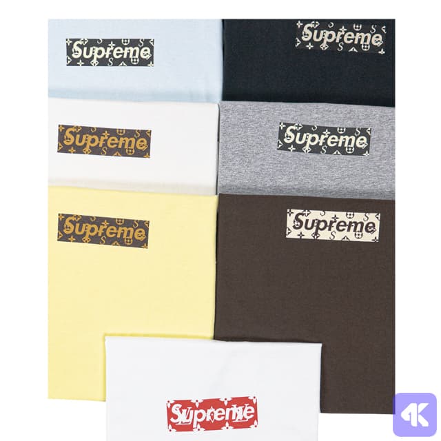 The Box Logo Collection: 291 Supreme Box Logo T-Shirts, Complete Collection 1994-2022, Various Sizes (6 of 11 images)