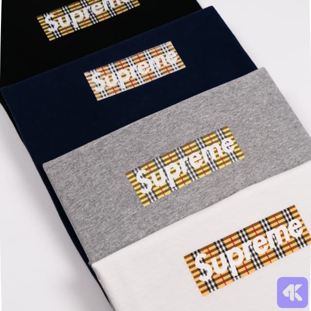 The Box Logo Collection: 291 Supreme Box Logo T-Shirts, Complete Collection 1994-2022, Various Sizes (7 of 11 images)