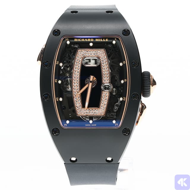 Richard Mille RM 037 Automatic Winding Black Ceramic Skeleton Dial  52.20 x 34.40 x 12.50 mm - Full Boxes & Papers (1 of 7 images)