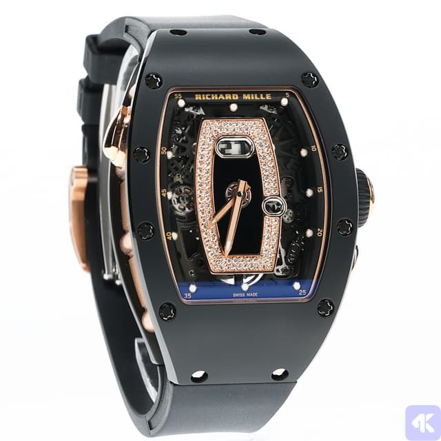 Richard Mille RM 037 Automatic Winding Black Ceramic Skeleton Dial  52.20 x 34.40 x 12.50 mm - Full Boxes & Papers (4 of 7 images)